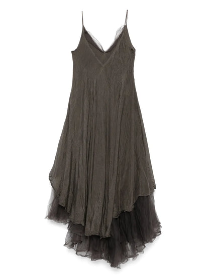 Lace-Detail Maxi Dress