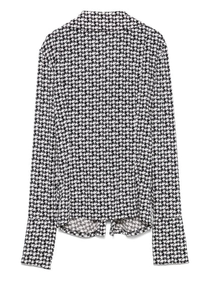 Houndstooth Blouse