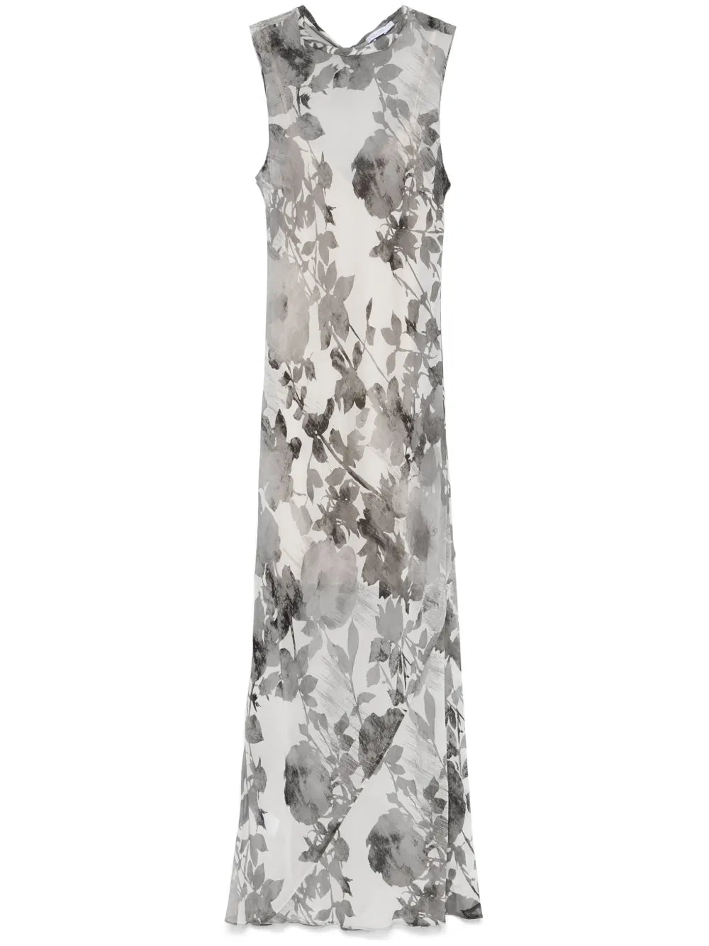 Floral-Print Midi Dress