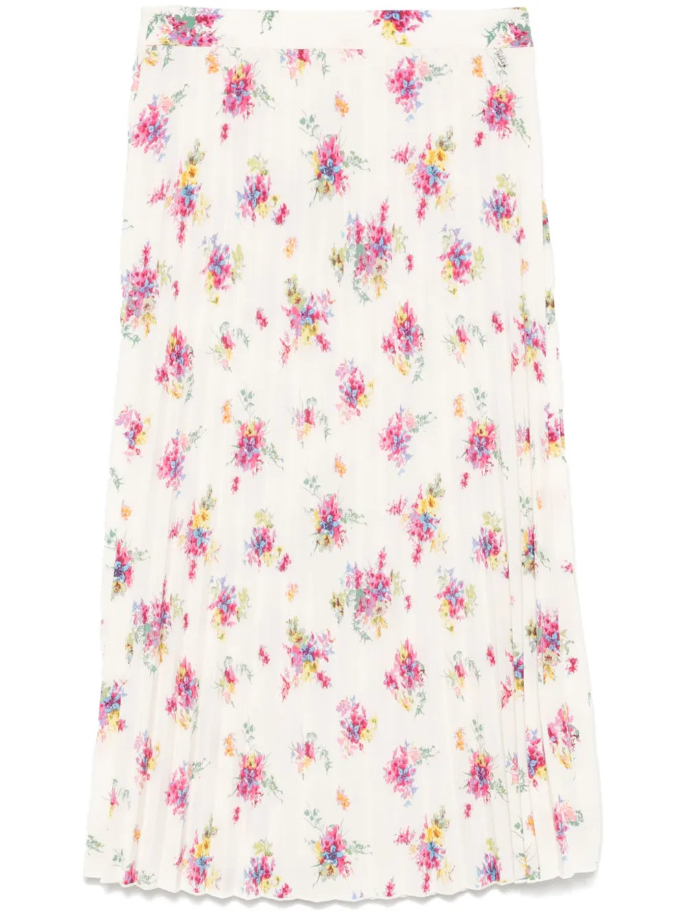 Floral-Print Midi Skirt