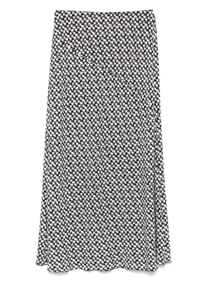Jewel-Detail Midi Skirt
