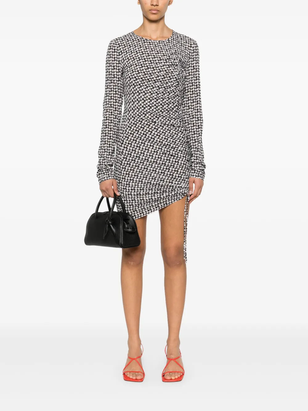 Graphic-Print Mini Dress
