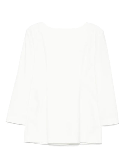 Boat-Neck Blouse