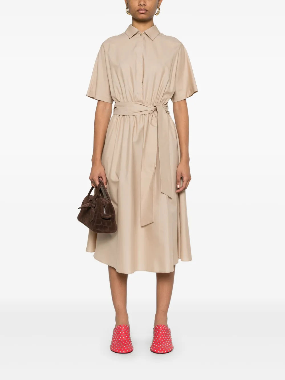 Silk Shirt Dress