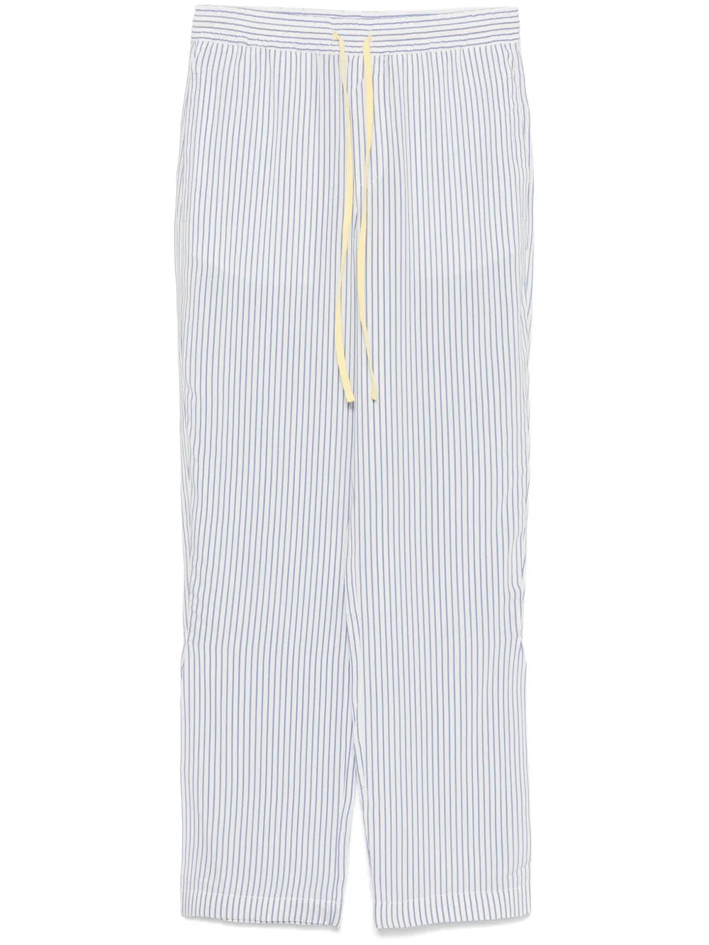 Striped Pajama-Style Trousers