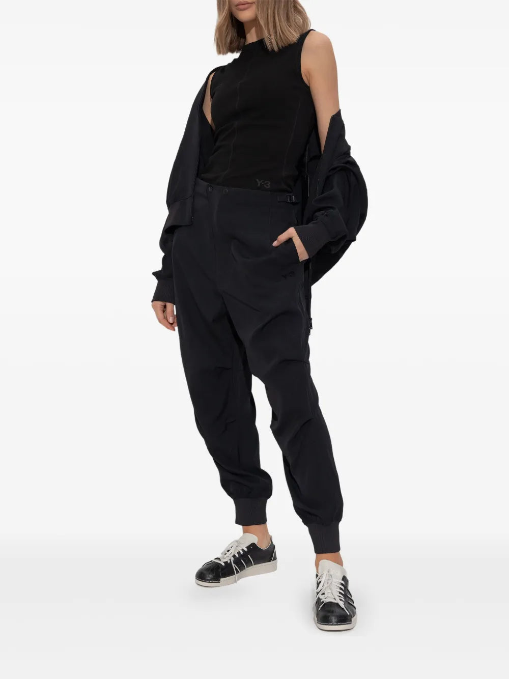Drop-Shoulder Bomber Jacket