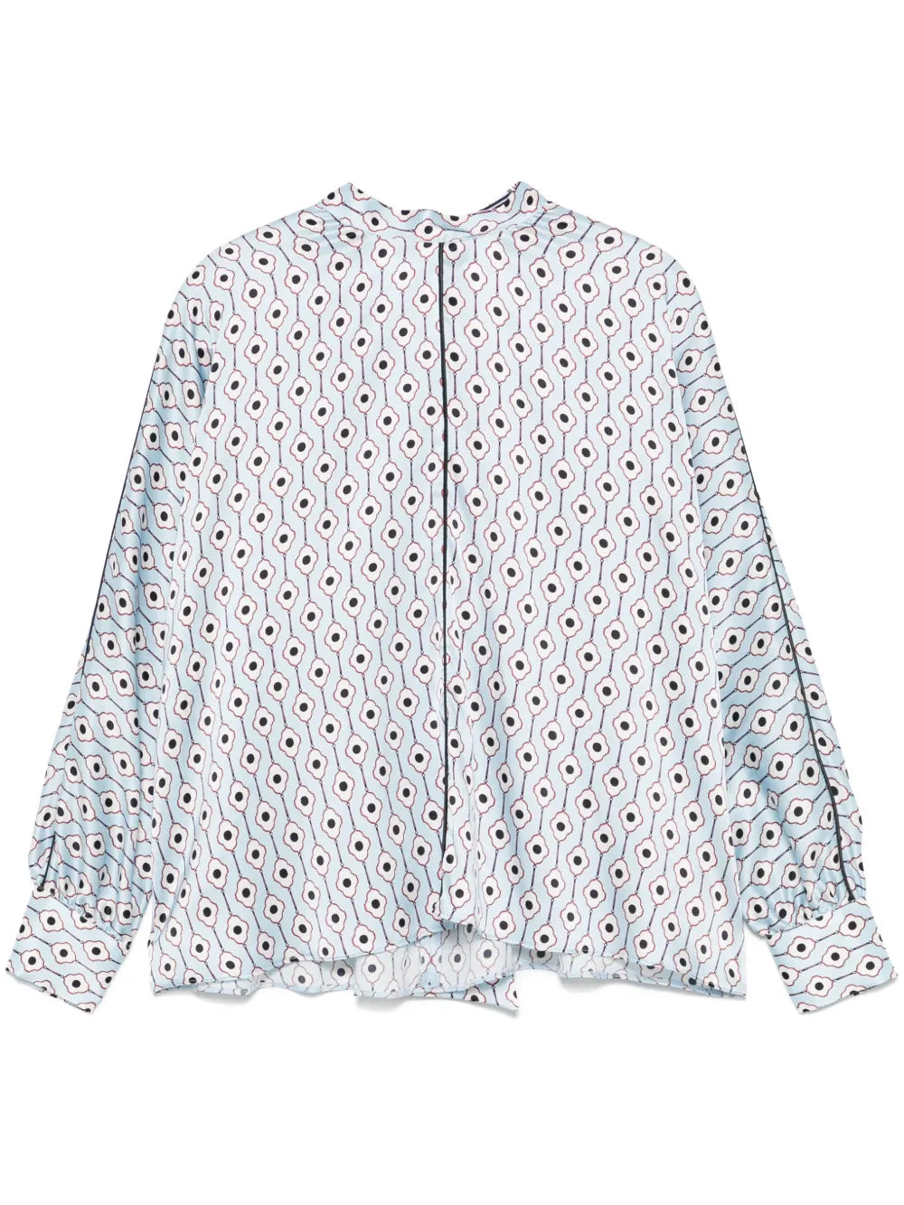Floral-Print Blouse