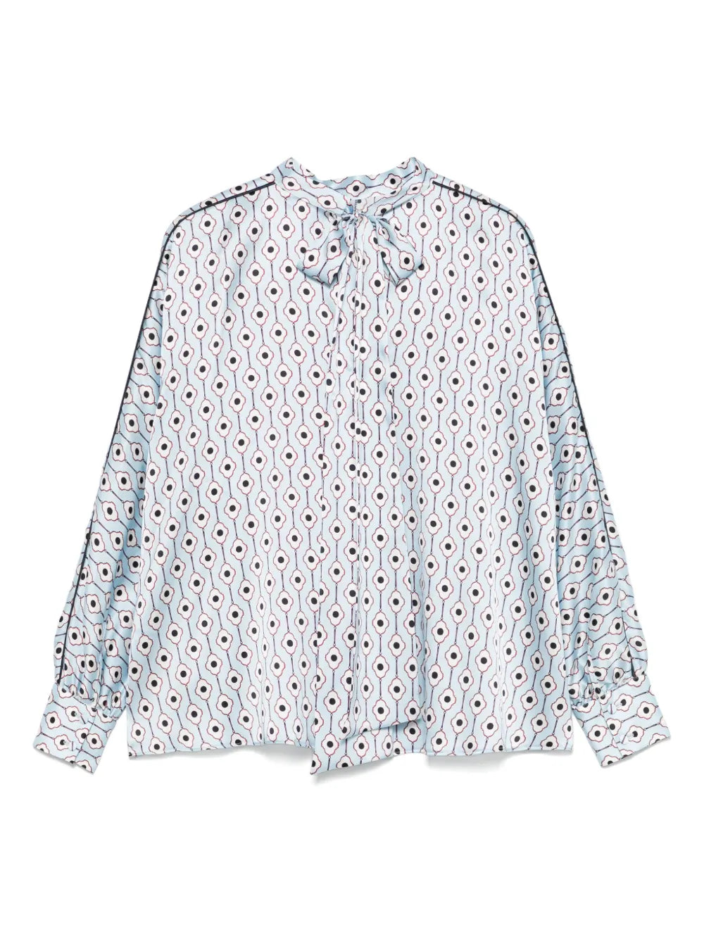 Floral-Print Blouse