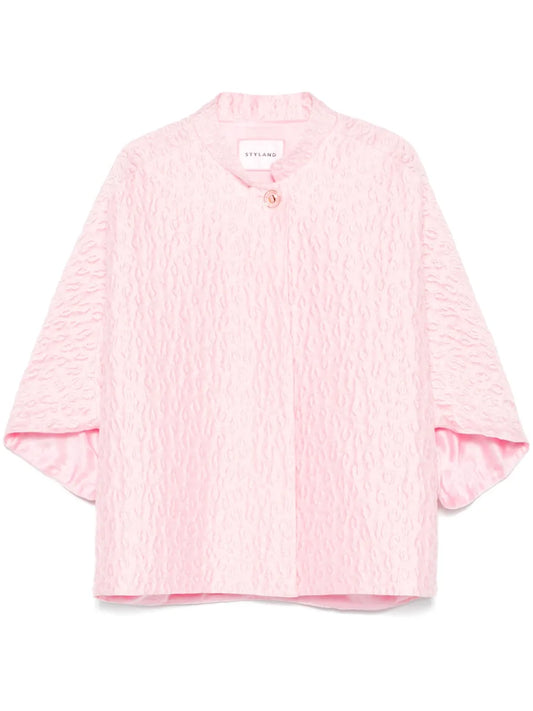 Leopard-Jacquard Jacket