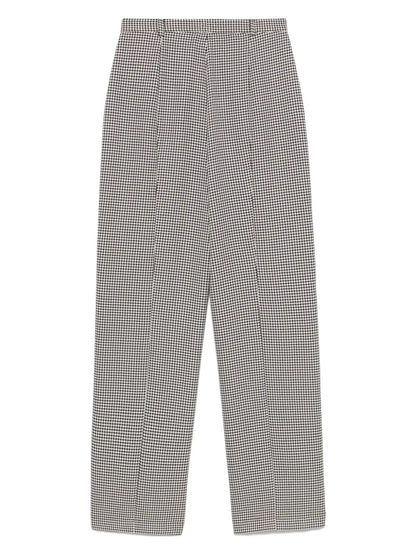 Houndstooth-Pattern Trousers
