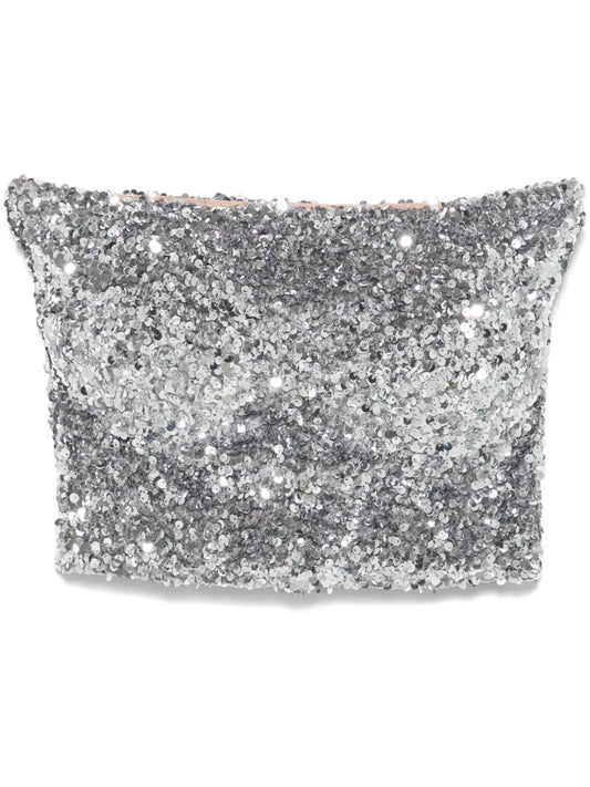 Sequined Crop Top