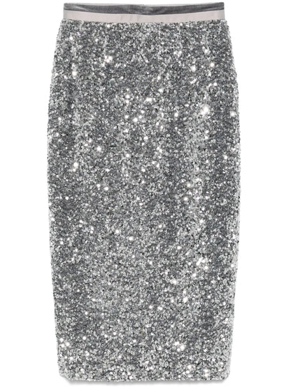 Sequinned Midi Skirt