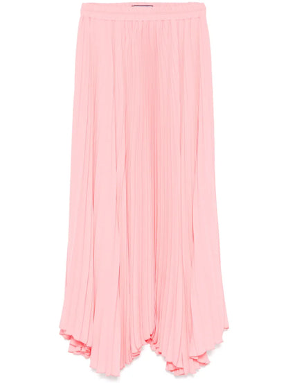 Pleated Maxi Skirt