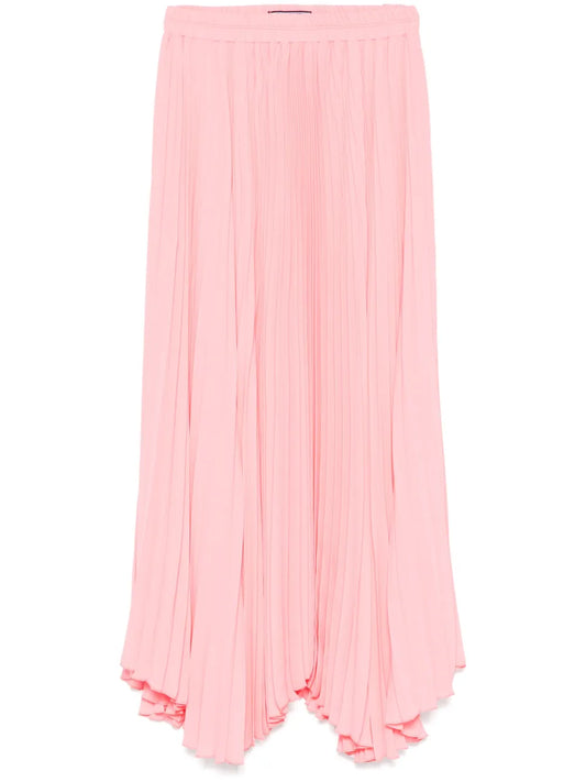Pleated Maxi Skirt
