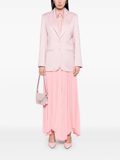 Pleated Maxi Skirt