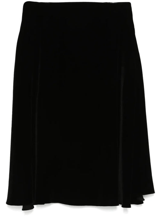 Velvet Midi Skirt