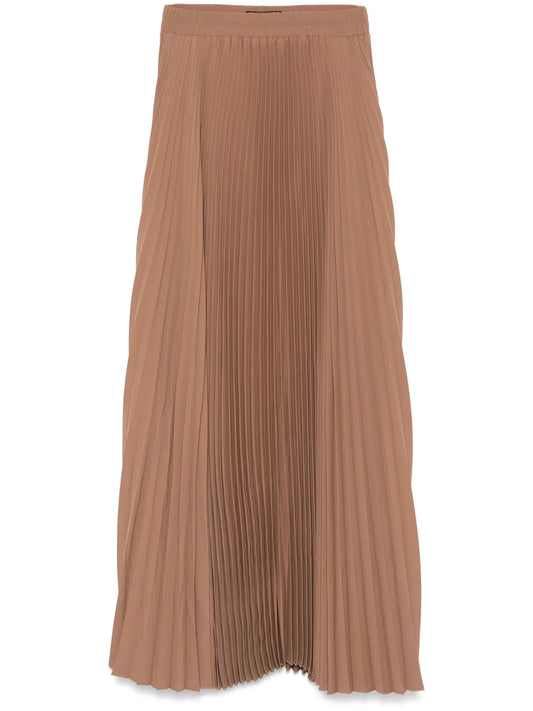 Pleated Maxi Skirt