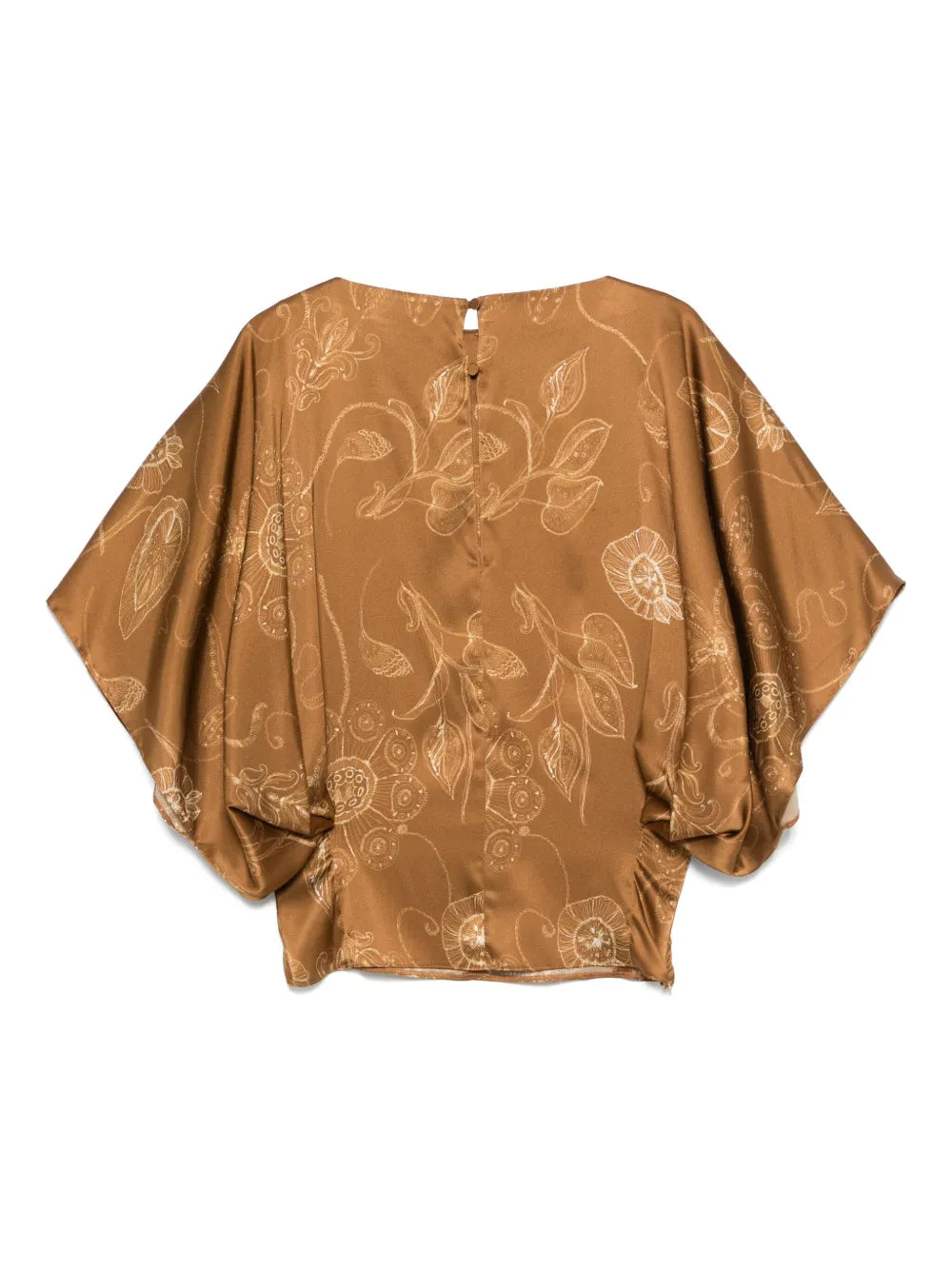 Floral-Print Blouse