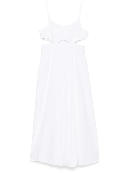 Cut-Out Detail Midi Dress