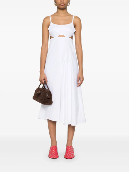 Cut-Out Detail Midi Dress