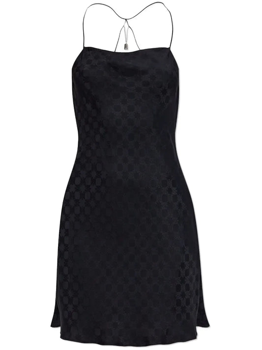 Monogram-Pattern Mini Dress