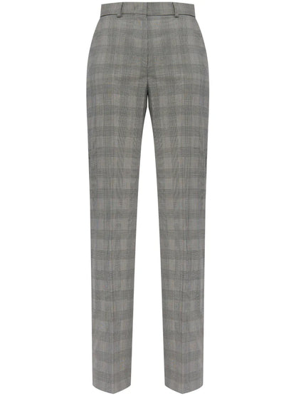 Virgin Wool Straight-Leg Trousers