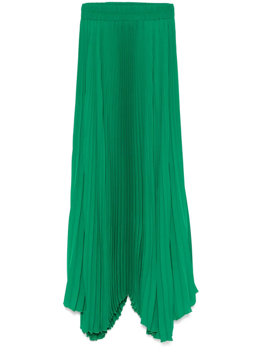 Pleated Maxi Skirt