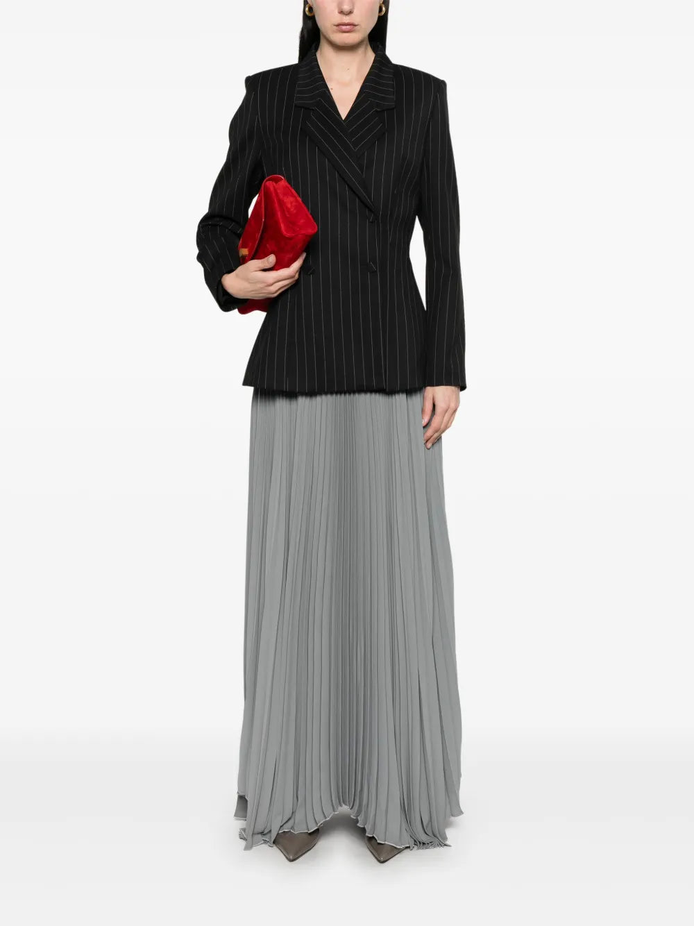 Pinstriped Blazer