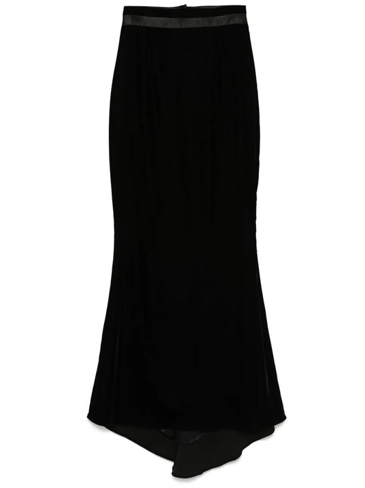 Velvet Maxi Skirt