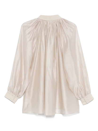 Semi-Sheer Blouse