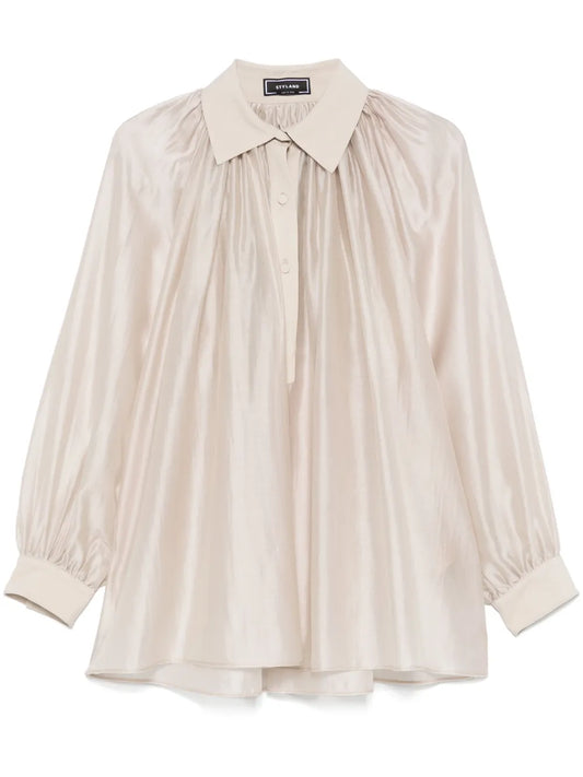 Semi-Sheer Blouse