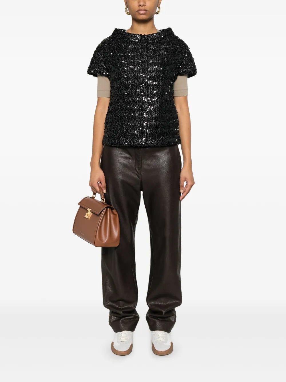 Sequinned Puffer Jacket