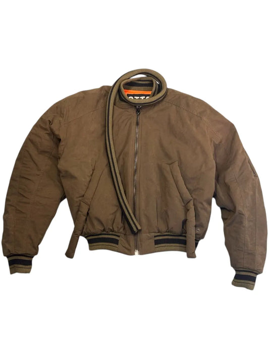 Cotton-Blend Bomber Jacket