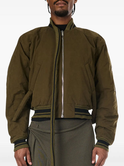Cotton-Blend Bomber Jacket
