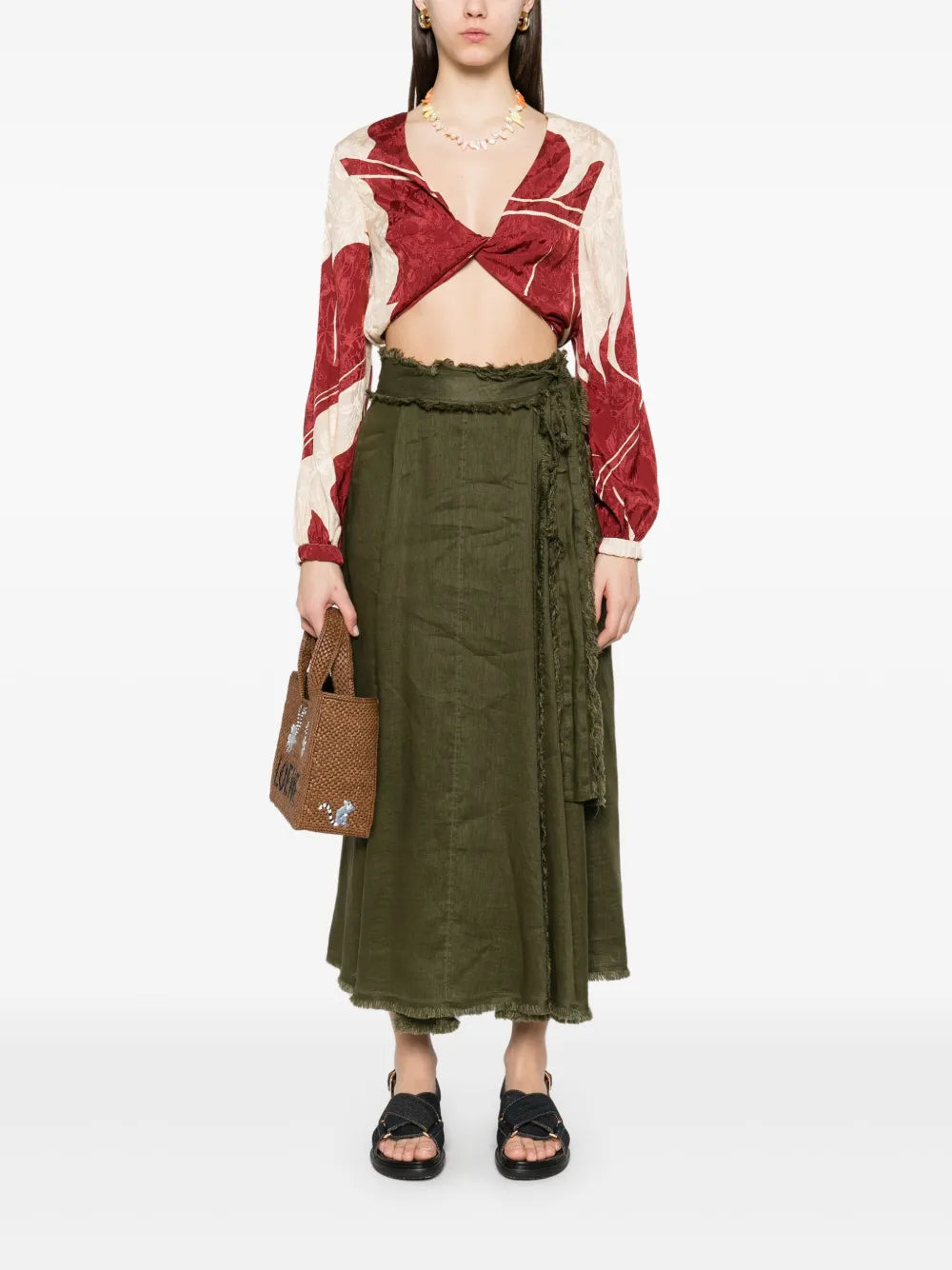 Linen Maxi Skirt