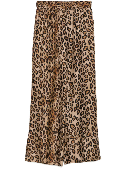 Leopard-Print Trousers