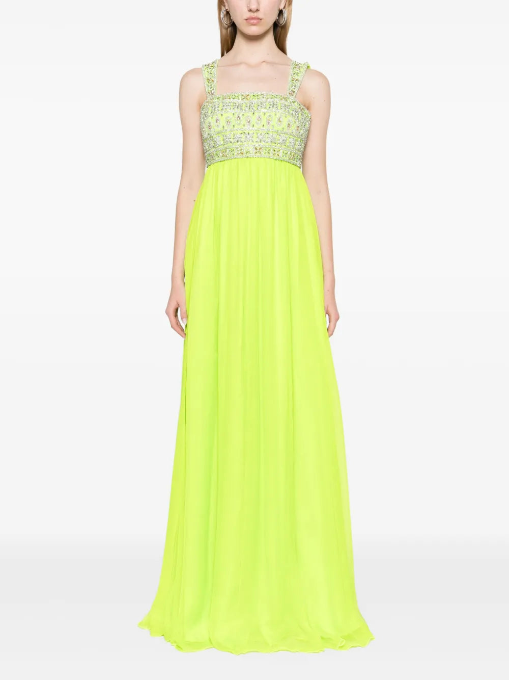 Crystal-Embellished Maxi Dress