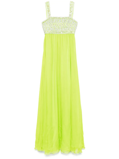 Crystal-Embellished Maxi Dress