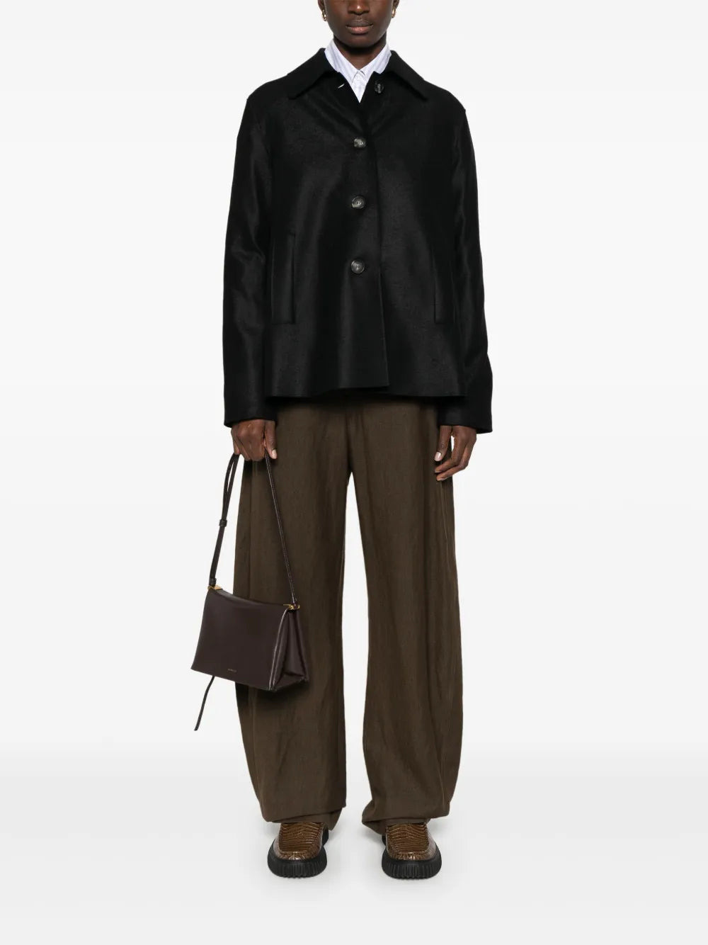 Virgin Wool Shirt Jacket