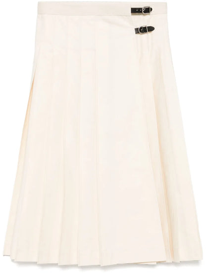 Pleated Midi Skirt