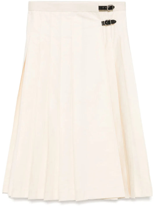Pleated Midi Skirt