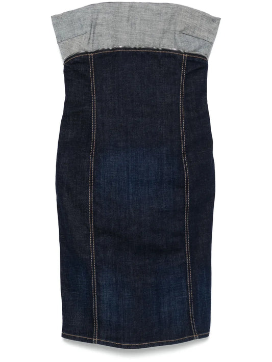 Upside Denim Mini Dress