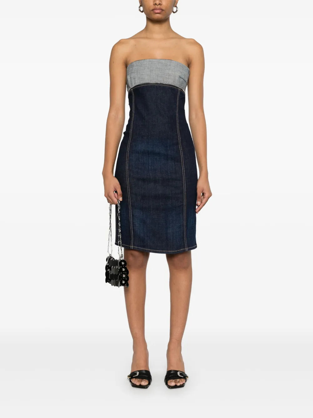 Upside Denim Mini Dress