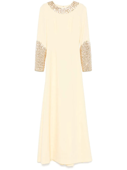 Crystal-Embellished Gown