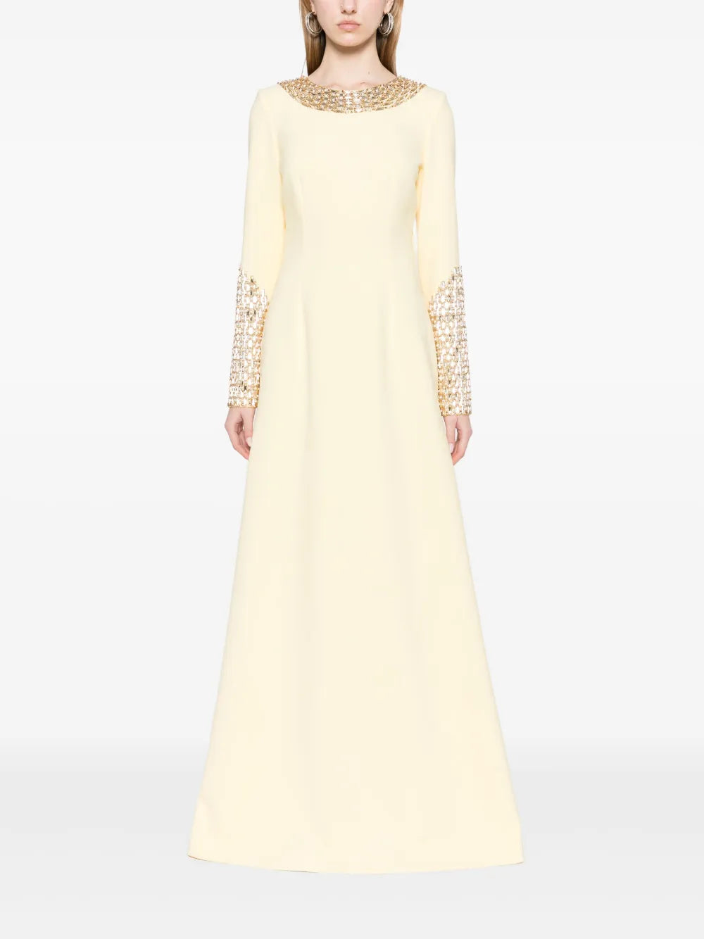 Crystal-Embellished Gown