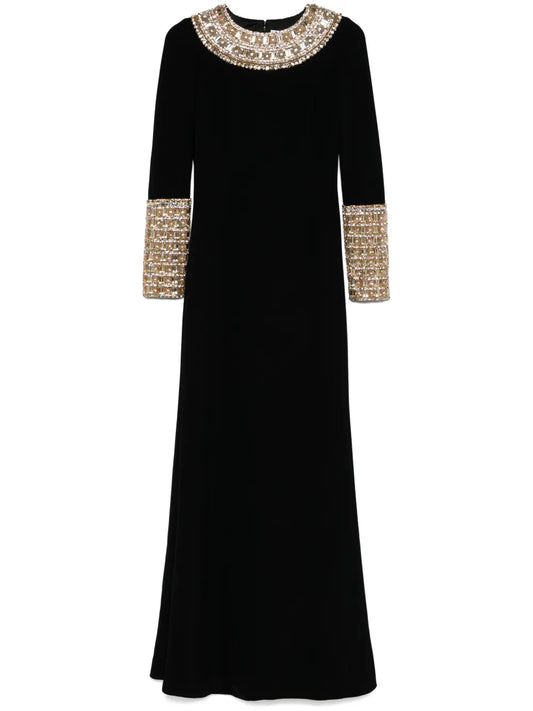 Crystal-Embellished Gown