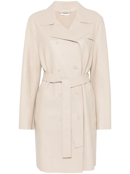 Leather Trench Coat