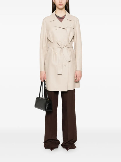 Leather Trench Coat