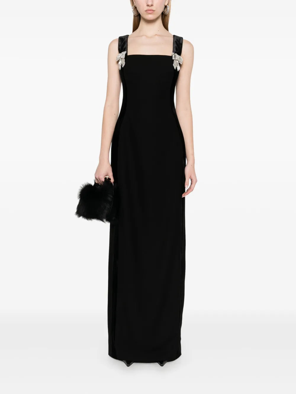 Bow-Detail Maxi Dress