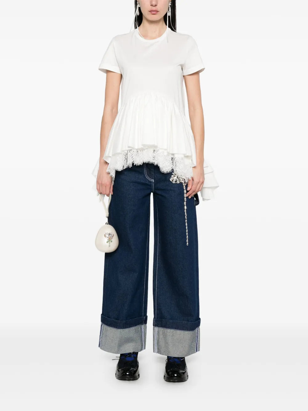Embellished Carnation Jeans